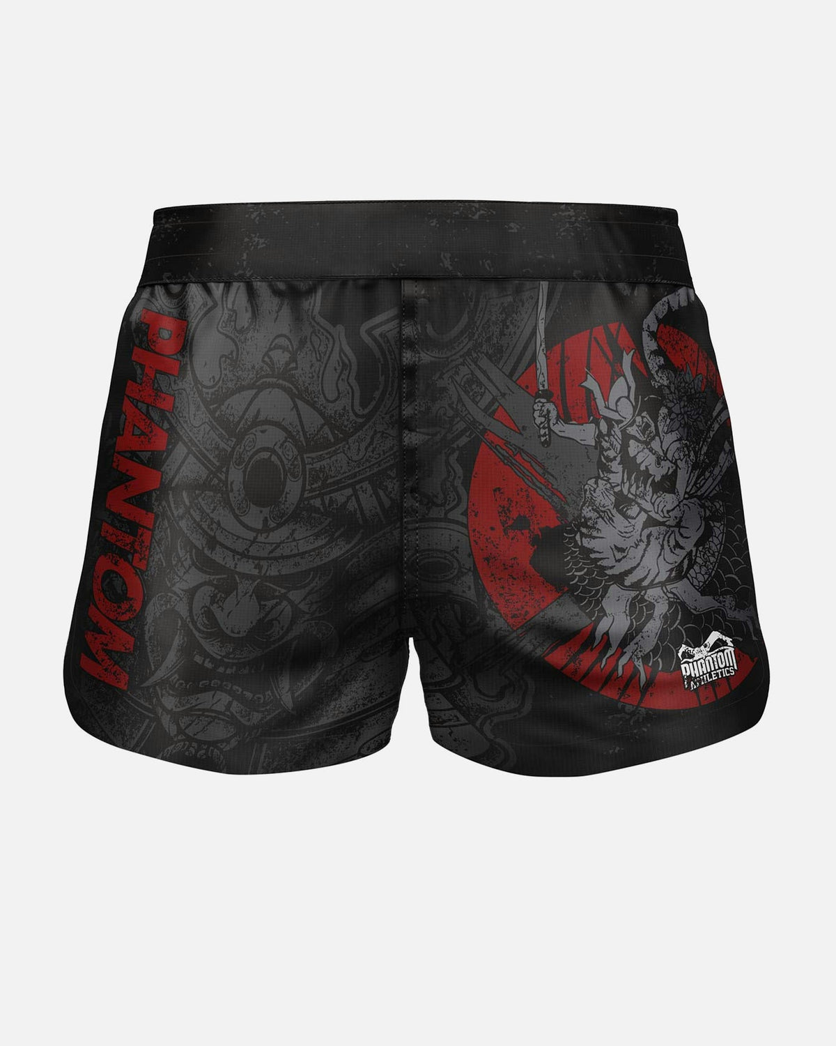 Phantom Athletics MMA Shorts Fusion-R Samurai - Schwarz/Rot