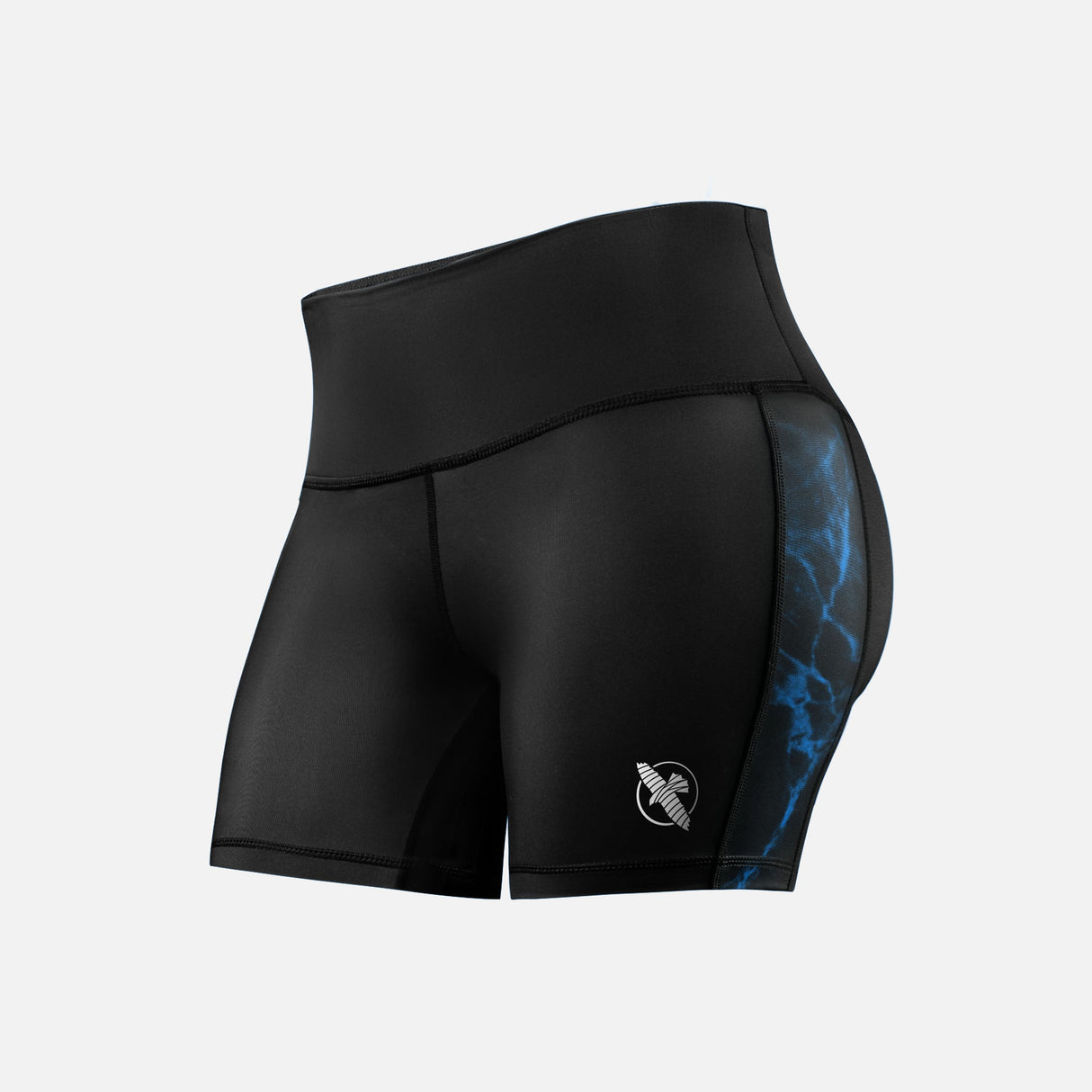 Hayabusa x UFC BJJ Kompressionsshorts Damen - Schwarz/Blau