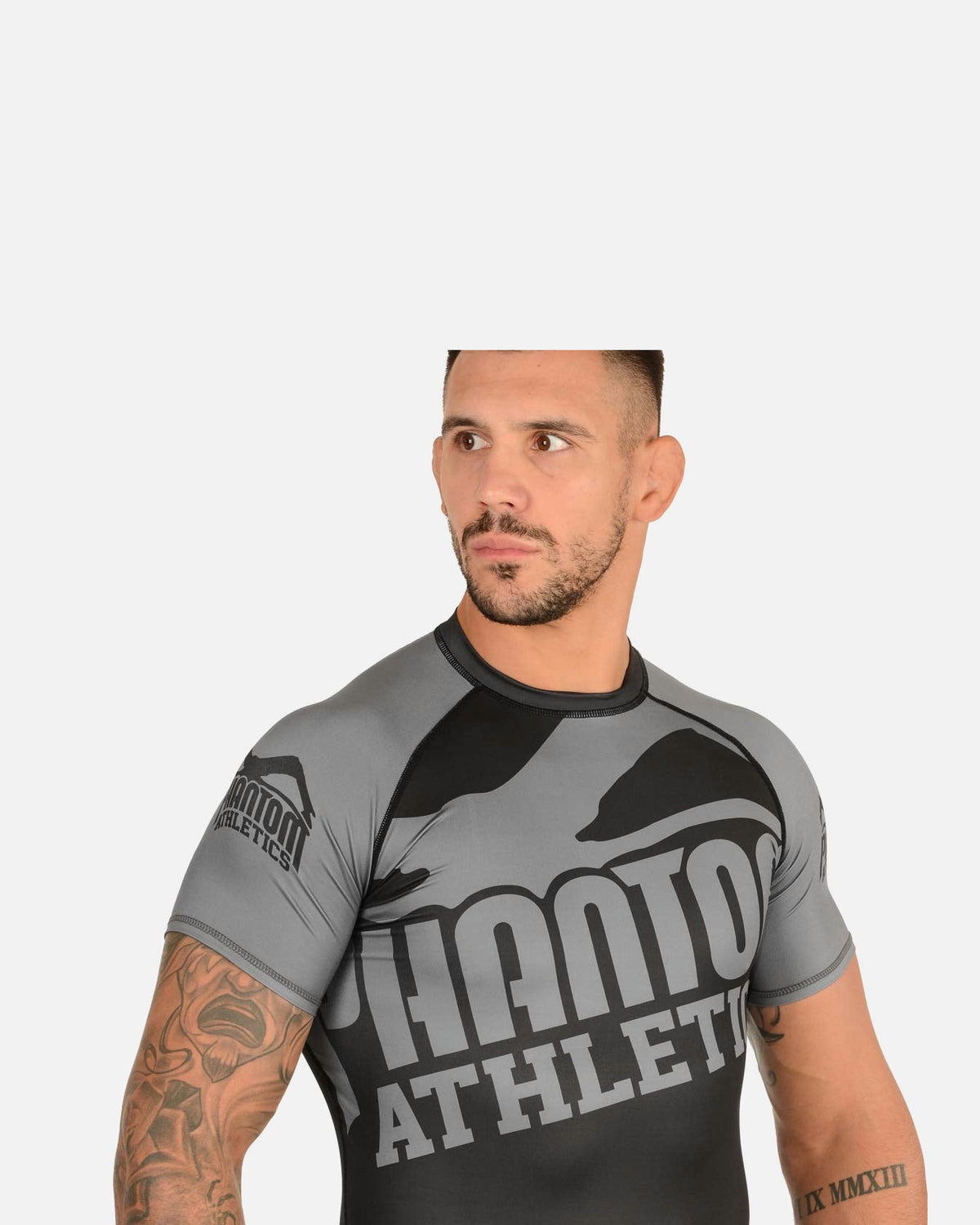 Phantom Athletics Rashguard Supporter - Schwarz/Grau
