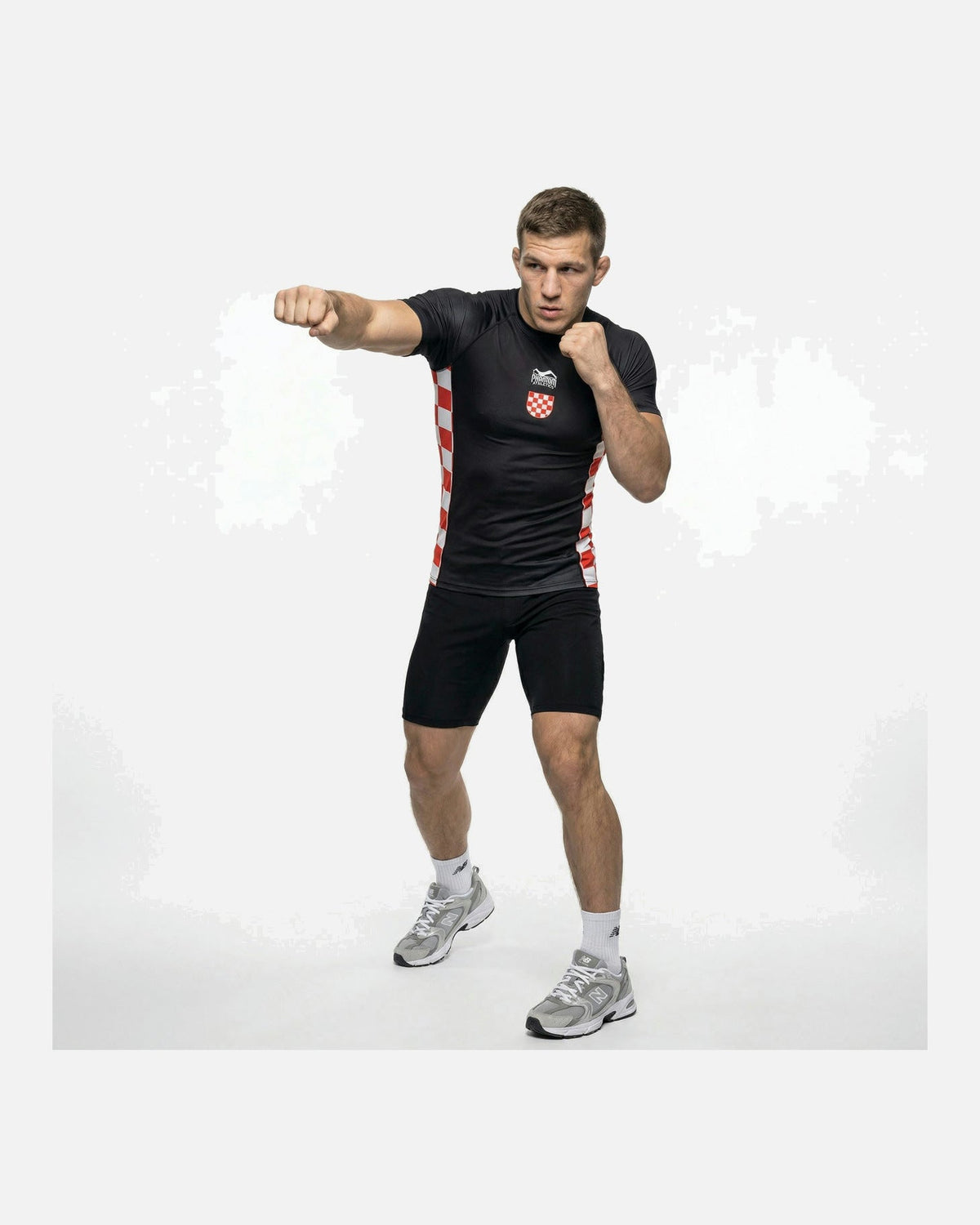 Phantom Athletics Rashguard Team Croatia - Schwarz