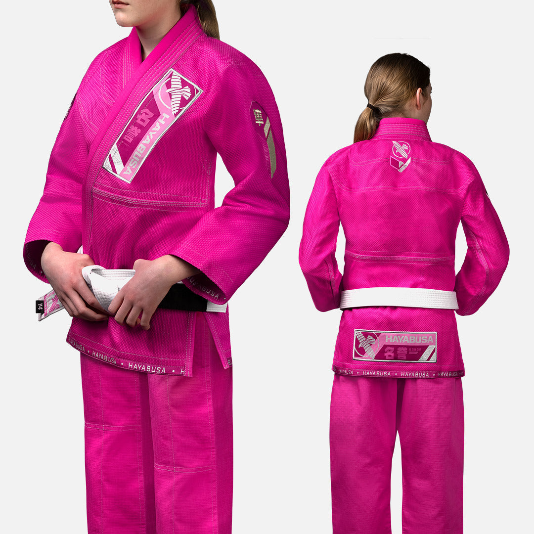 Hayabusa BJJ-Gi Ascend Kinder - Rosa