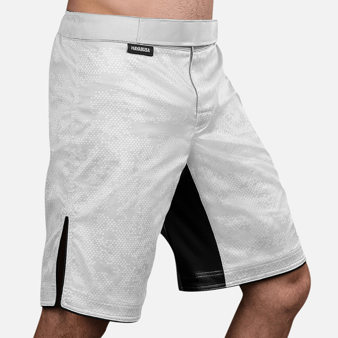 Hayabusa MMA-Shorts Hexagon - Weiß