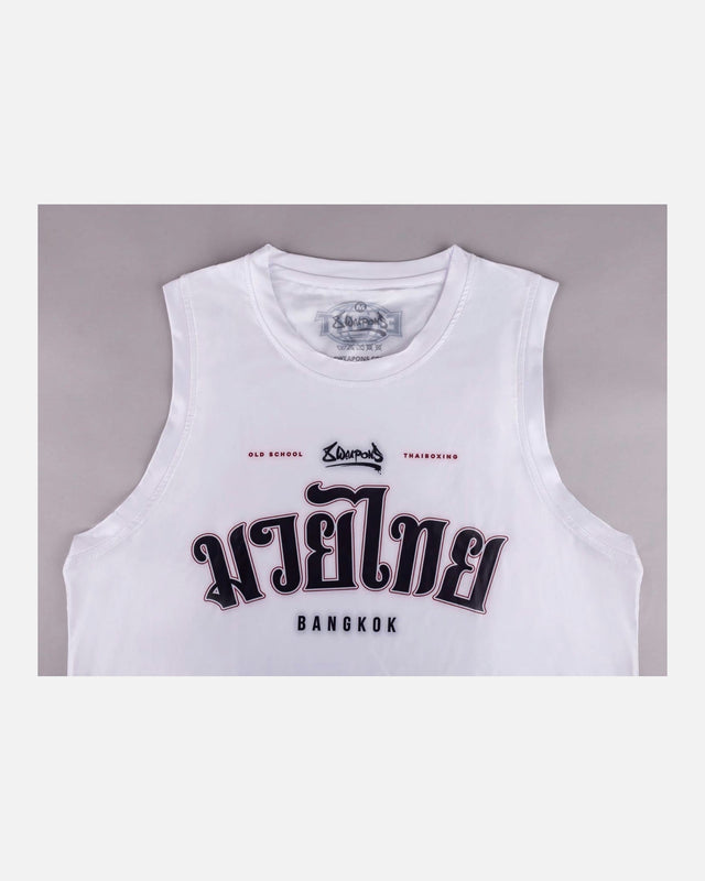 8 WEAPONS Tanktop Bangkok - Weiß/Schwarz