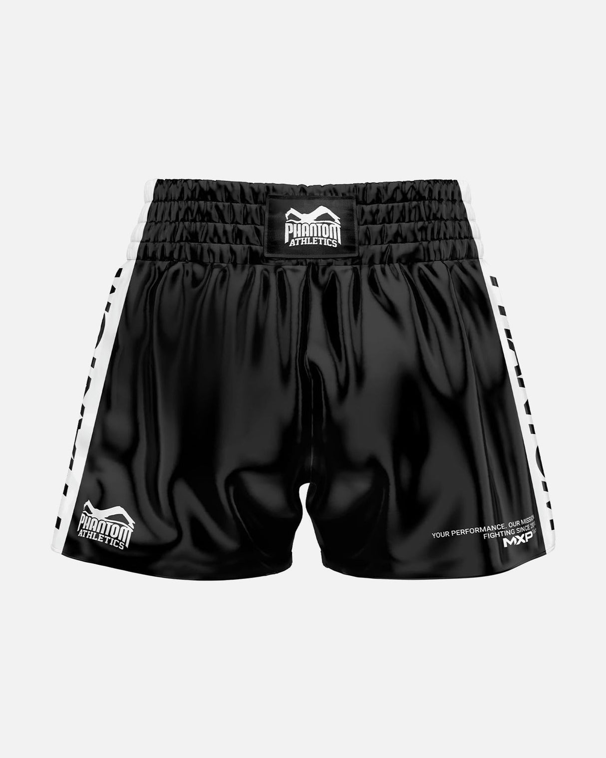 Phantom Athletics Muay-Thai-Shorts Apex - Schwarz/Weiß
