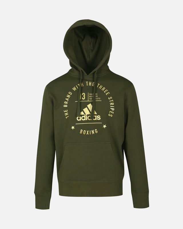 Adidas Hoodie Community Boxing - Grün/Gold