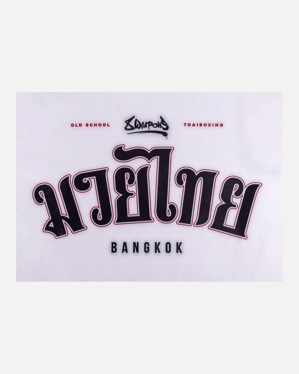 8 WEAPONS T-Shirt Bangkok – Weiß/Schwarz