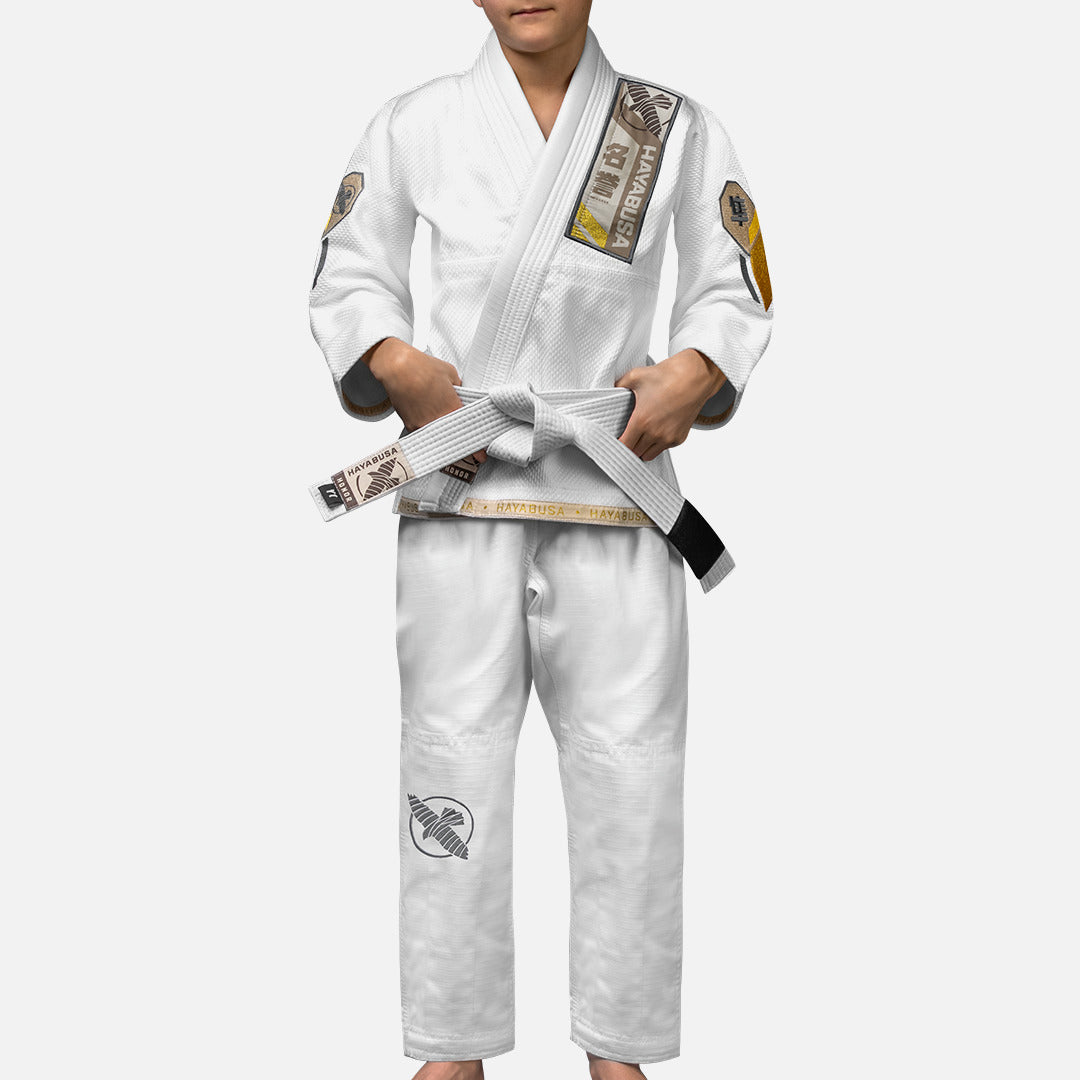 Hayabusa BJJ Gi Ascend Kinder - Weiß
