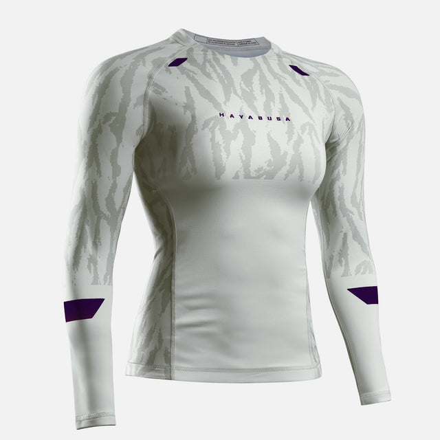 Hayabusa Rashguard Apex Vantage Lange Ärmel Damen - Beige