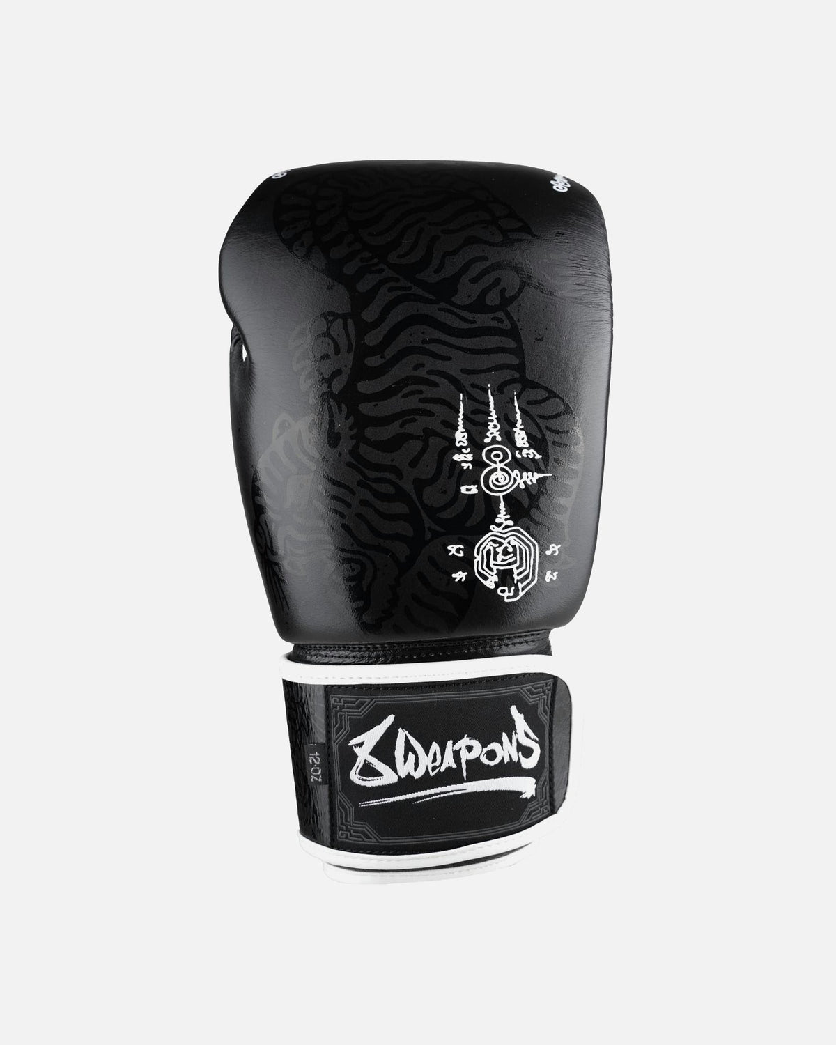 8 WEAPONS Boxhandschuhe Sak Yant Big Tiger - Schwarz