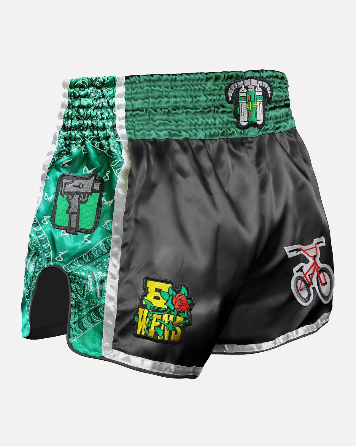 8 WEAPONS Muay Thai Shorts West Coast - Grün