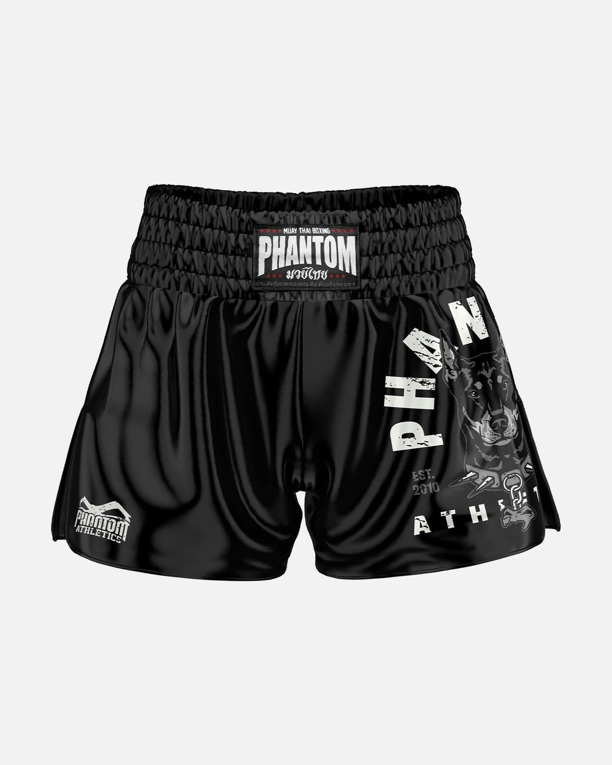 Phantom Athletics Muay Thai Shorts Dobermann - Schwarz