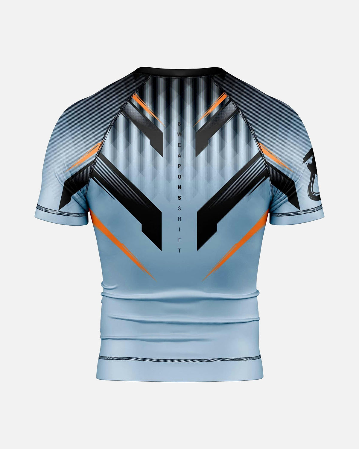 8 WEAPONS Rashguard Shift - Eisgrau/Orange
