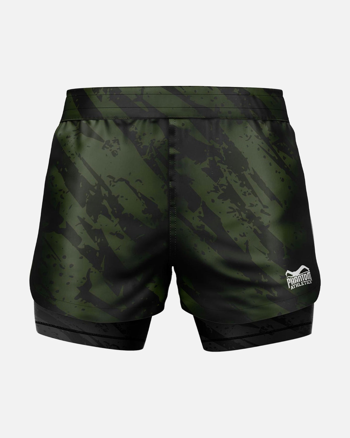 Phantom Athletics MMA Shorts Fusion 2in1 - Grün