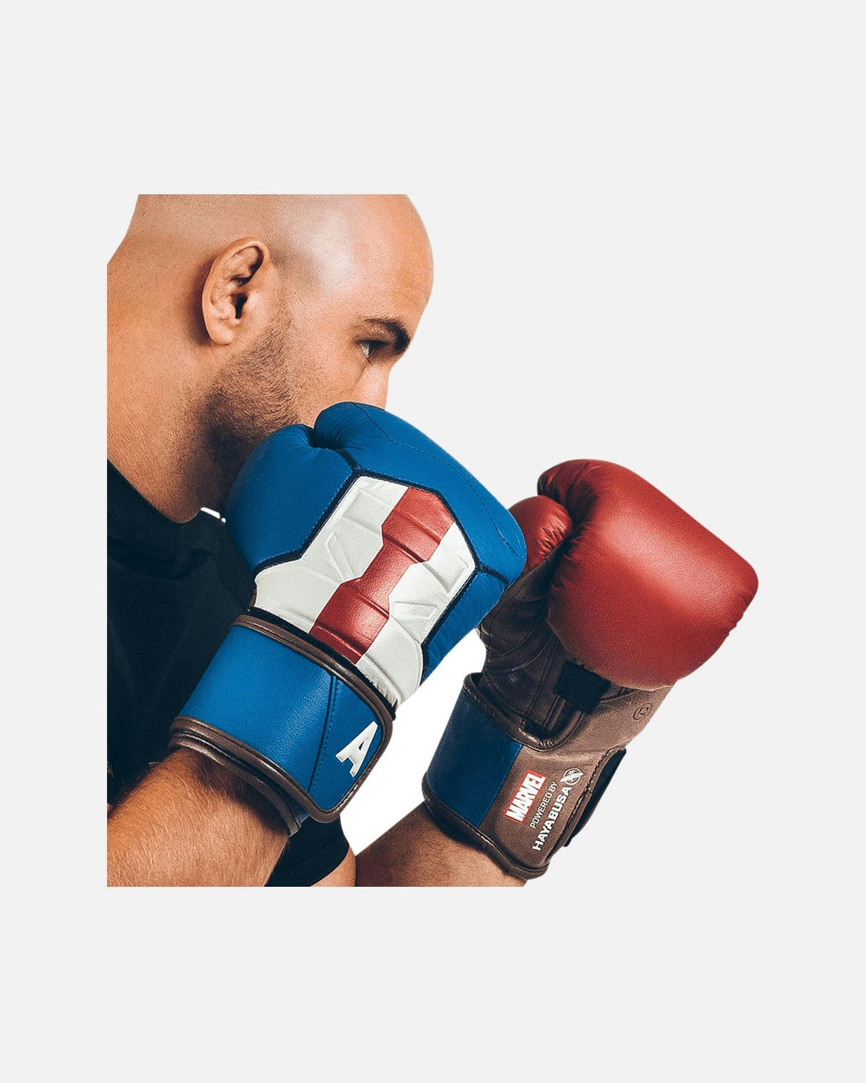 Marvel Hayabusa x Marvel Boxhandschuhe Captain America - Rot/Weiß/Blau