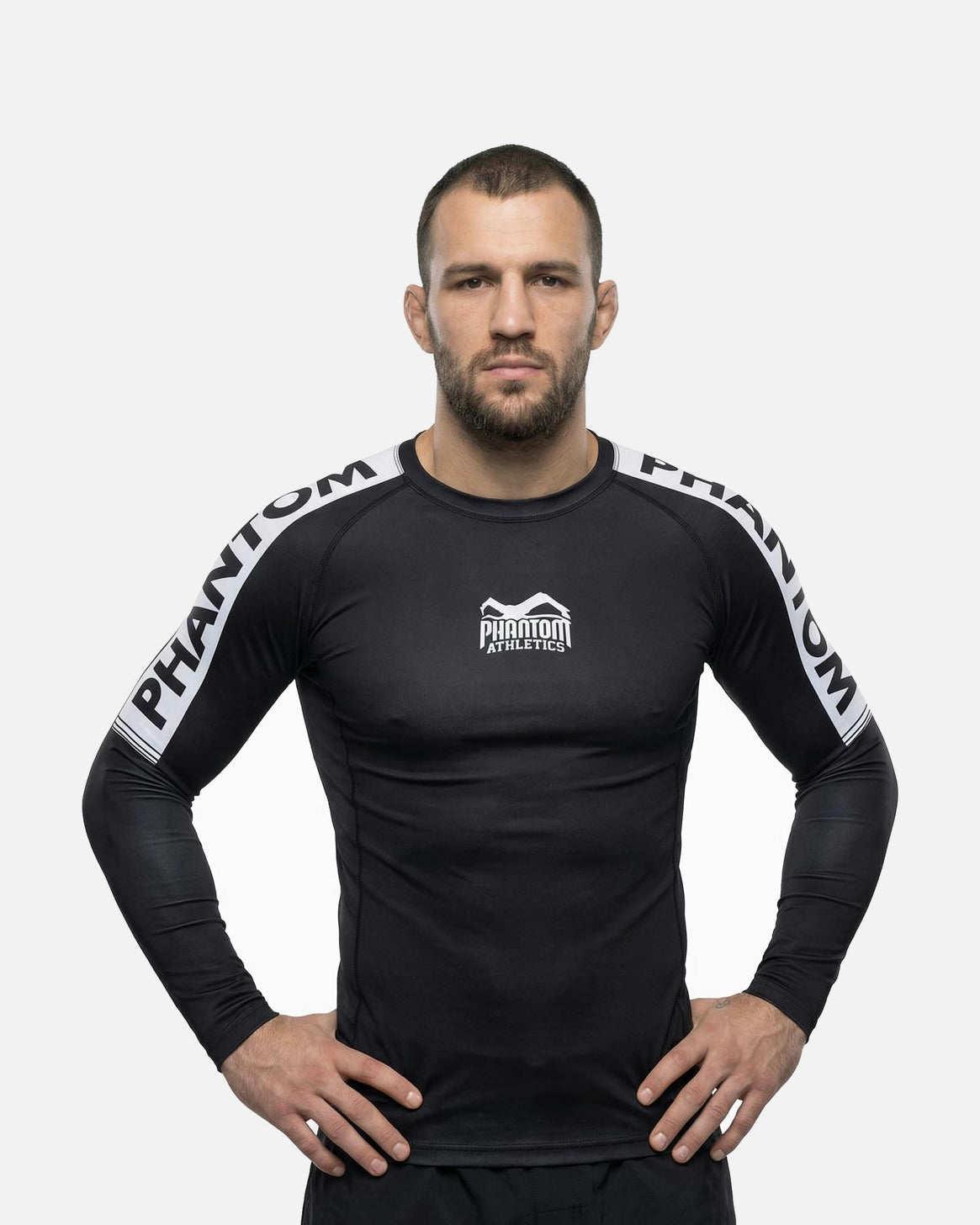 Phantom Athletics Rashguard EVO Apex Lange Ärmel - Schwarz