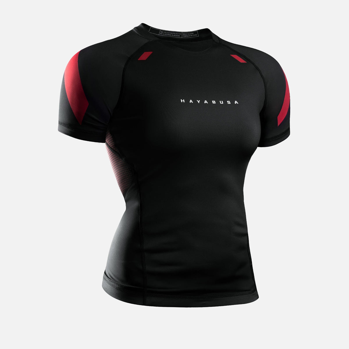 Hayabusa Rashguard Pro Ranked Kurzarm Damen - Schwarz