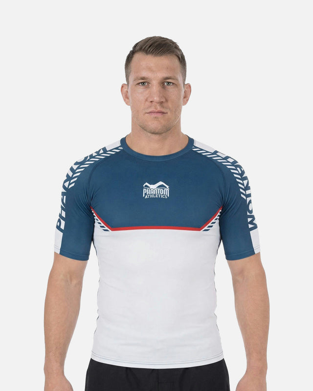 Phantom Athletics Rashguard EVO Apex Kurzarm - Blau