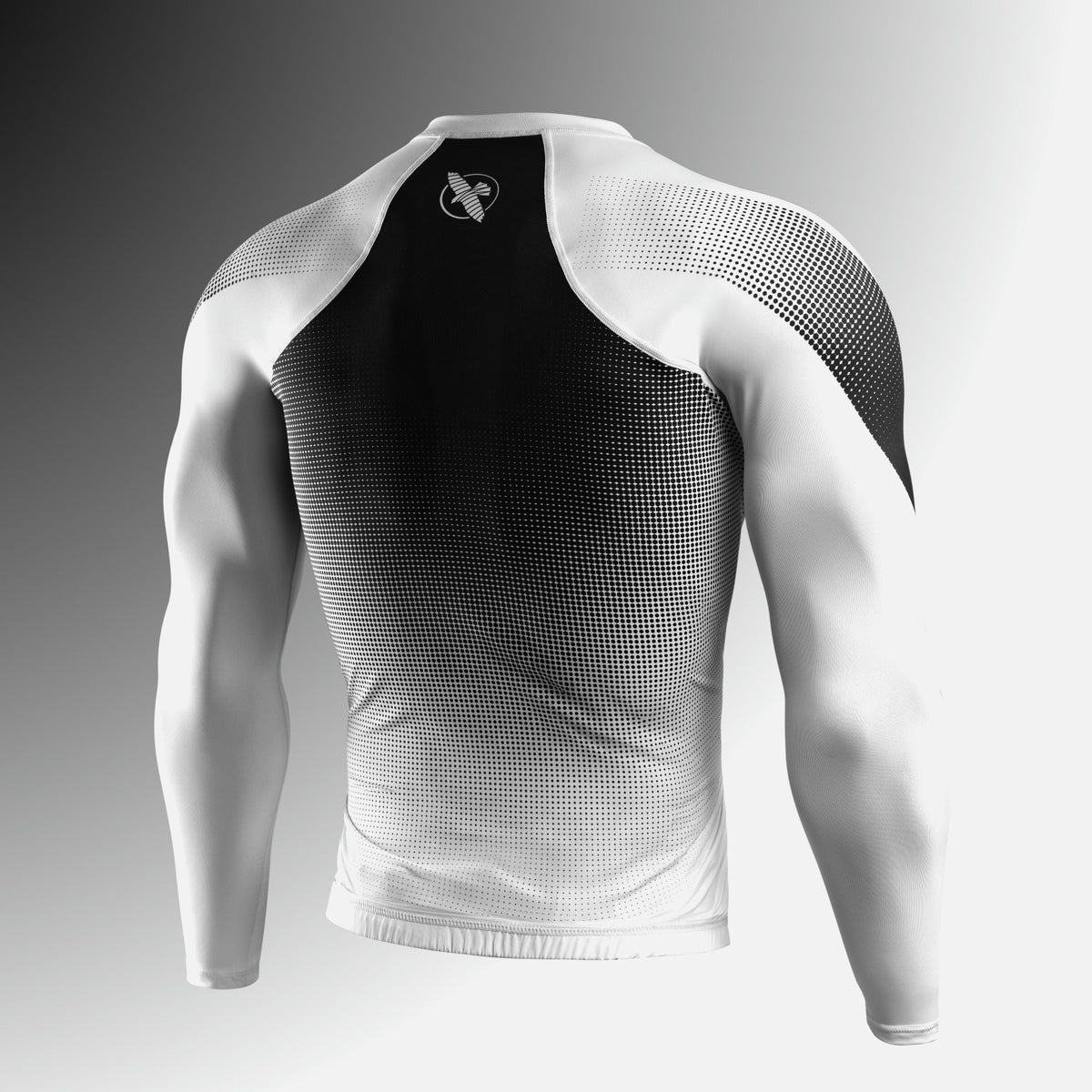 Hayabusa Rashguard Pro Ranked Lange Ärmel - Weiß