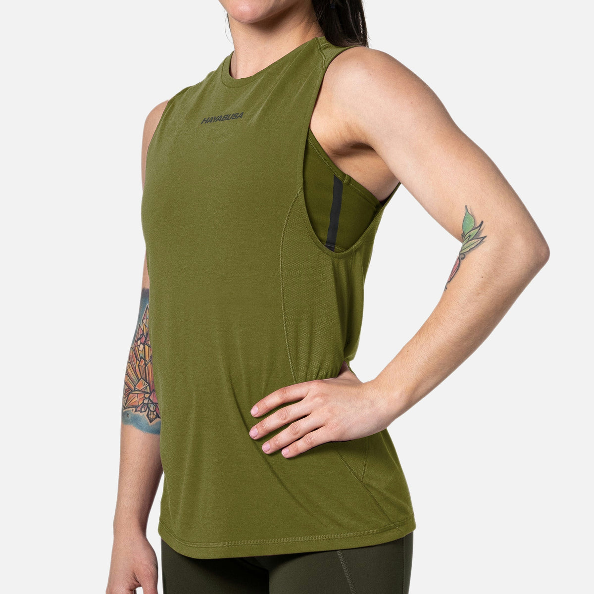 Hayabusa Tanktop Damen - Olivgrün