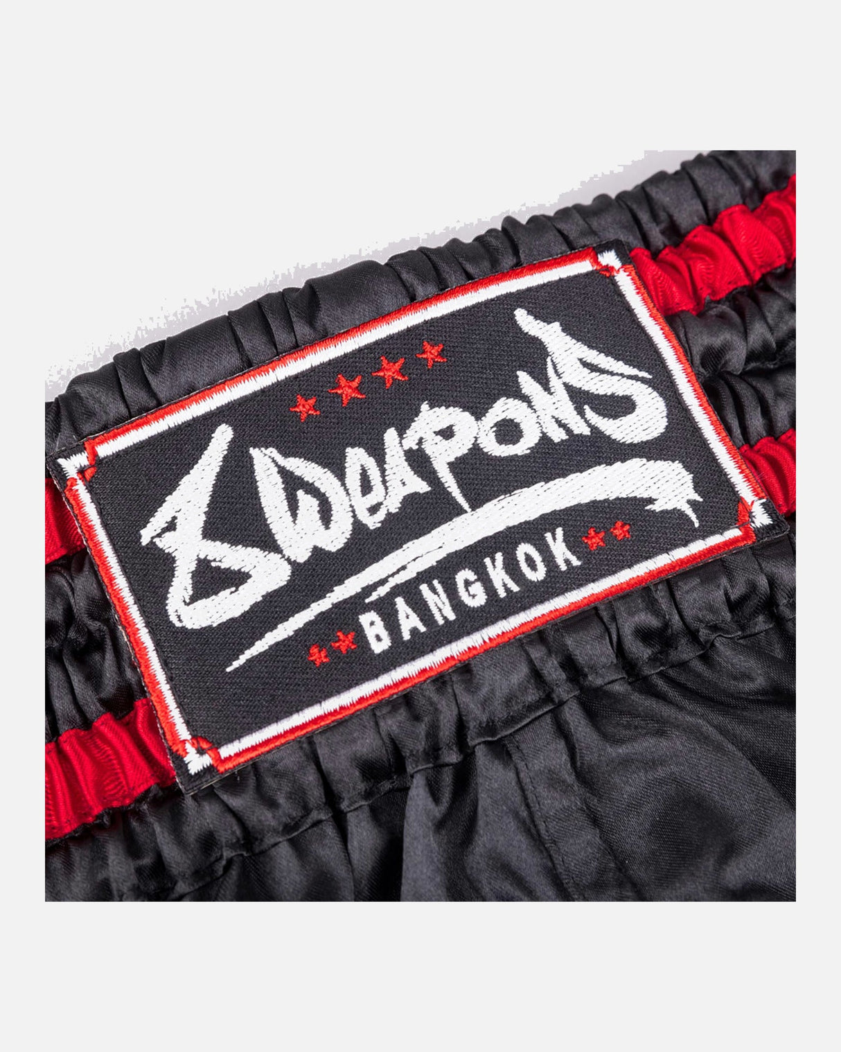 8 WEAPONS Muay Thai Shorts Bangkok - Schwarz/Weiß