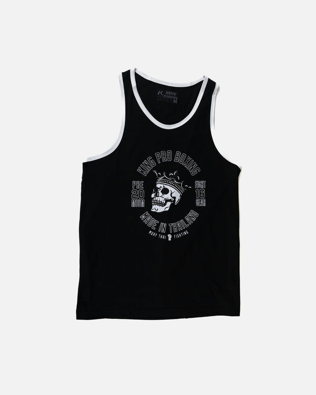 King Pro Boxing T-Shirt Skull 1 - Schwarz