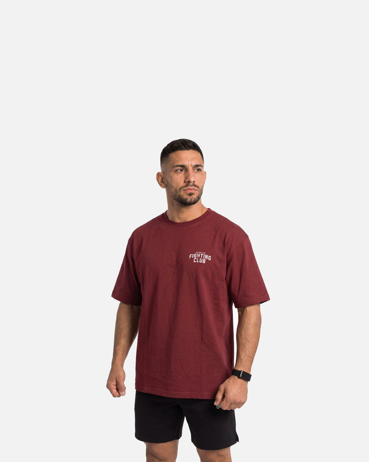 Phantom Athletics T-Shirt FIGHTING CLUB Oversize Heavy - Bordeaux Rot