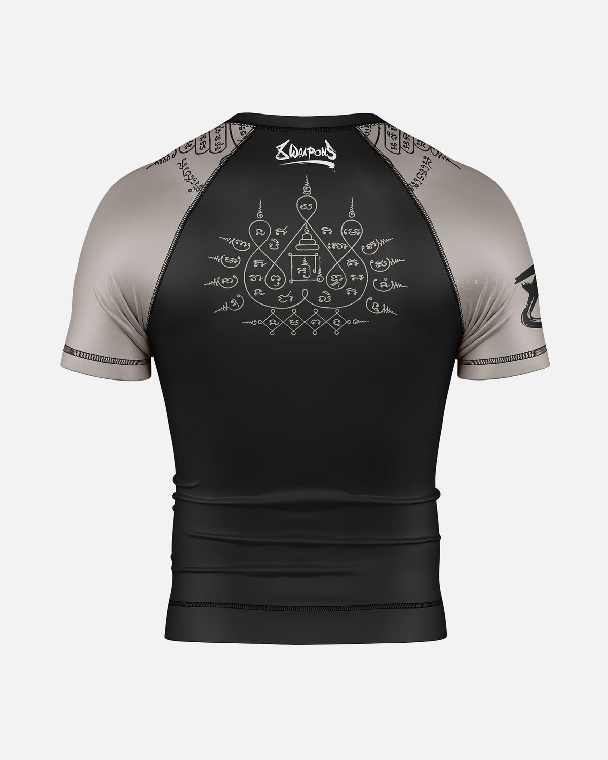 8 WEAPONS Rashguard 8 Ways Yant 2.0 - Schwarz/Sand