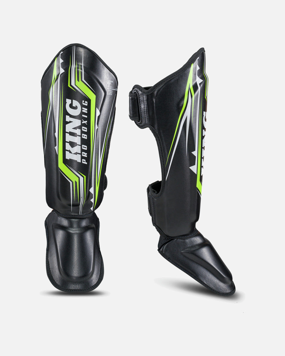 King Pro Boxing Schienbeinschoner Spartan - Schwarz