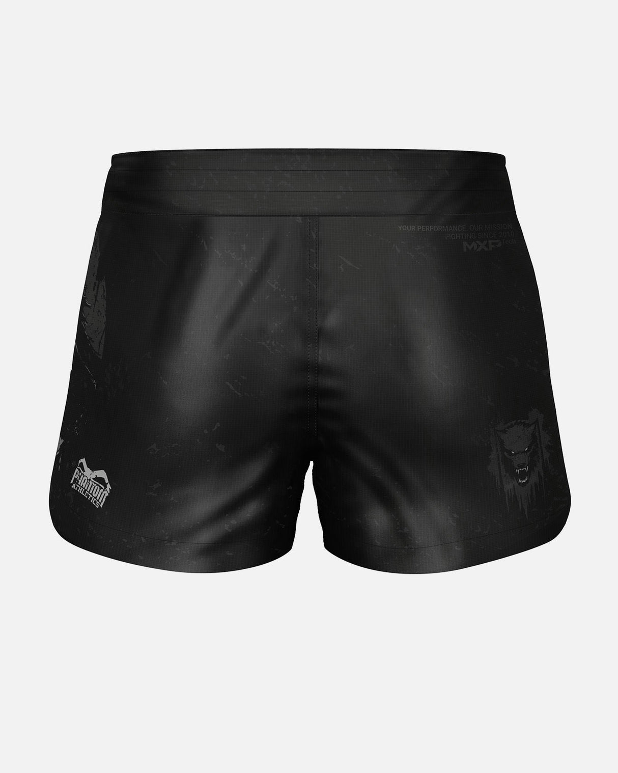 Phantom Athletics MMA Shorts Fusion-R Werewolf - Schwarz/Grau