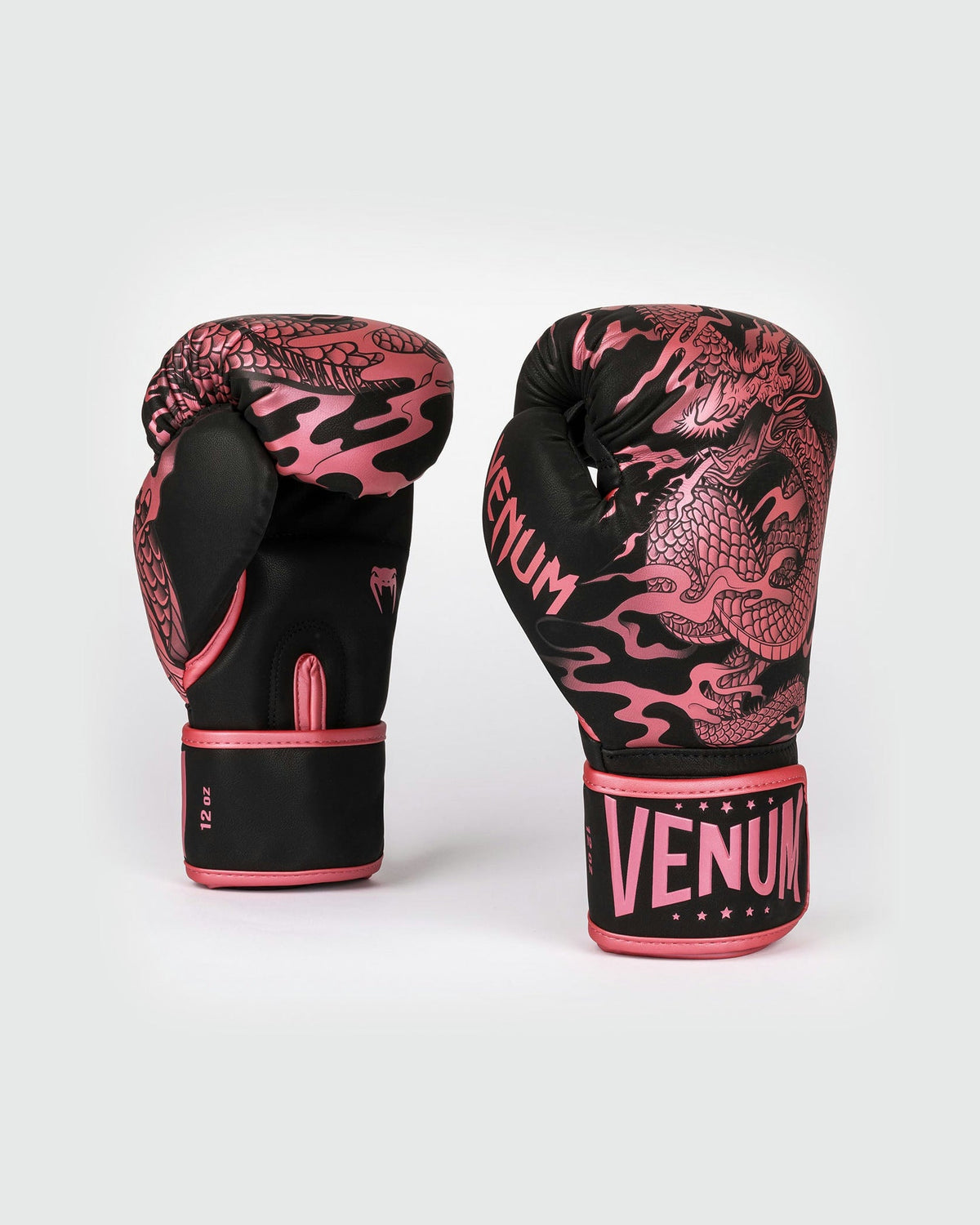 Venum Boxhandschuhe Impact Dragon's Flight - Schwarz/Metallic Rosa
