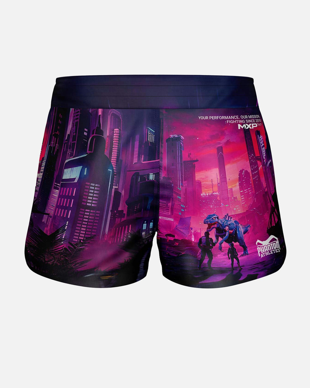 Phantom Athletics MMA Shorts FUSION-R - Lila/Blau