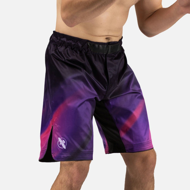 Hayabusa MMA Shorts Apex Nova Herren Lange Ausführung - Lila