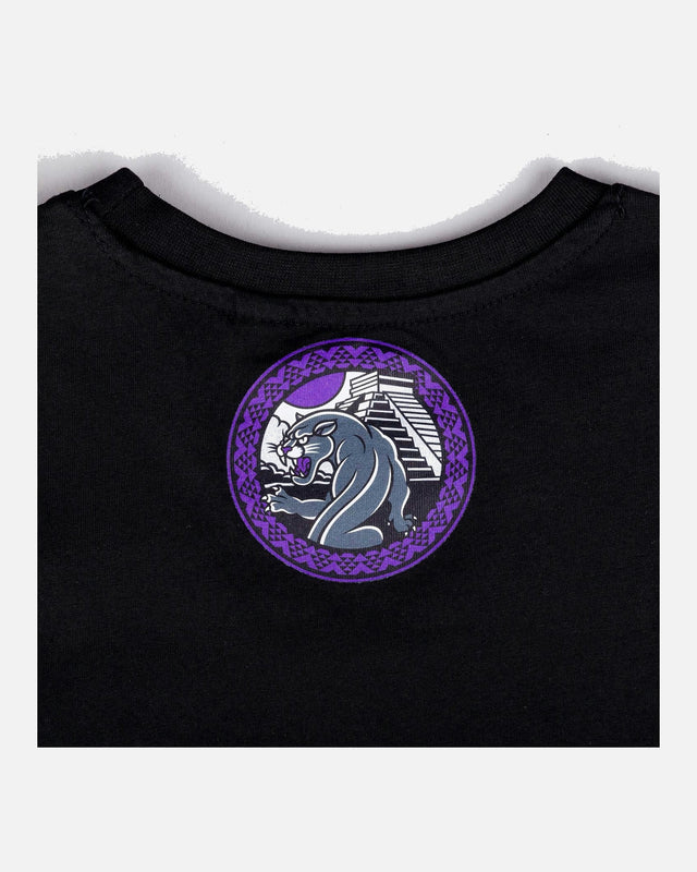8 WEAPONS T-Shirt Beastial Panther - Schwarz/Lila