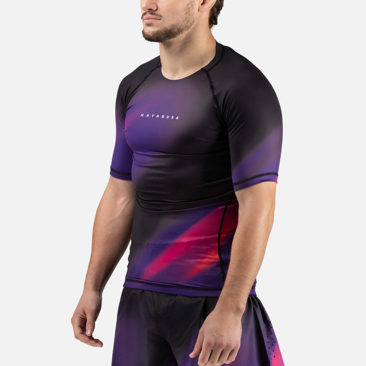 Hayabusa Rashguard Apex Nova Kurzarm - Lila