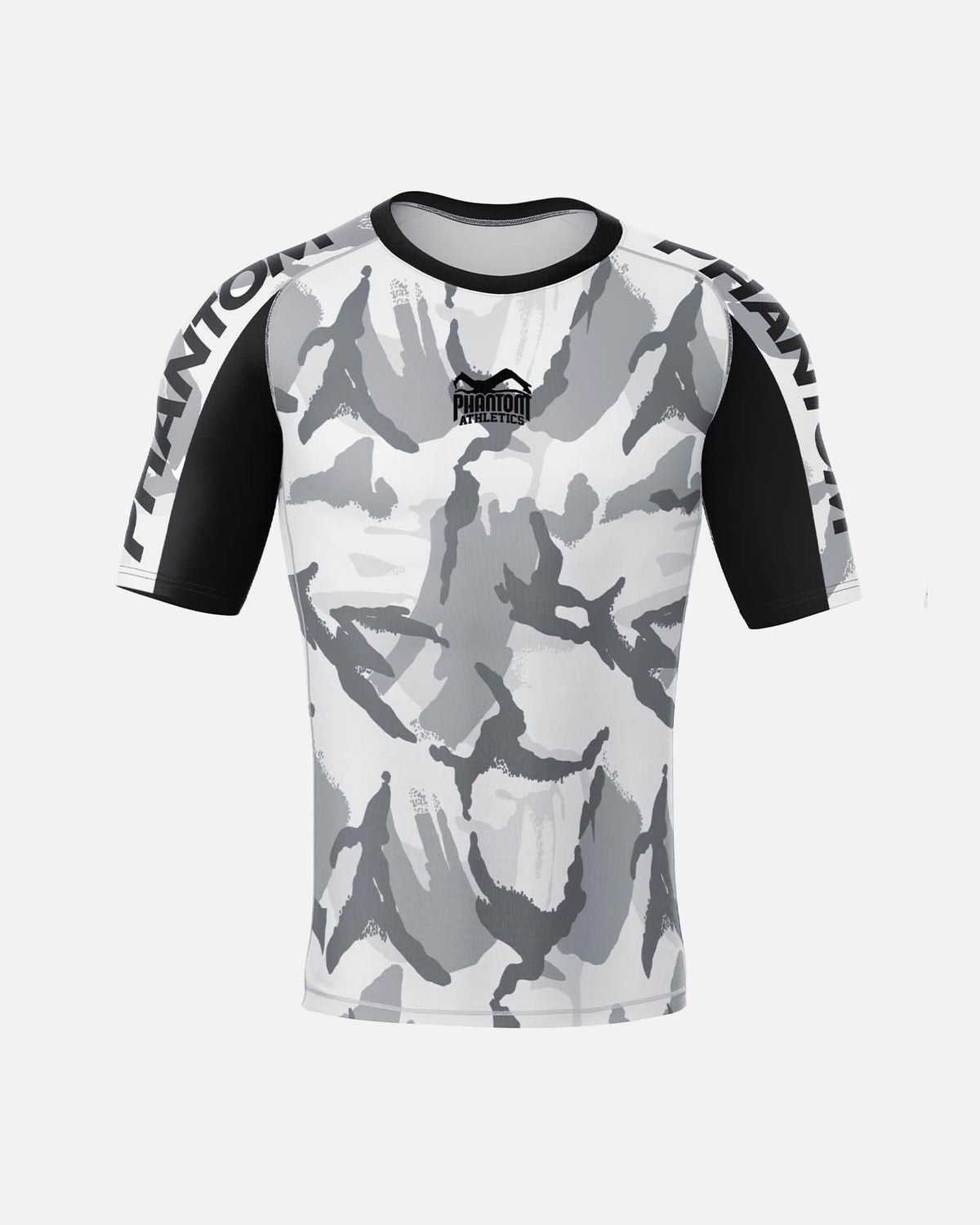 Phantom Athletics Rashguard Warfare Winter Camo - Weiß