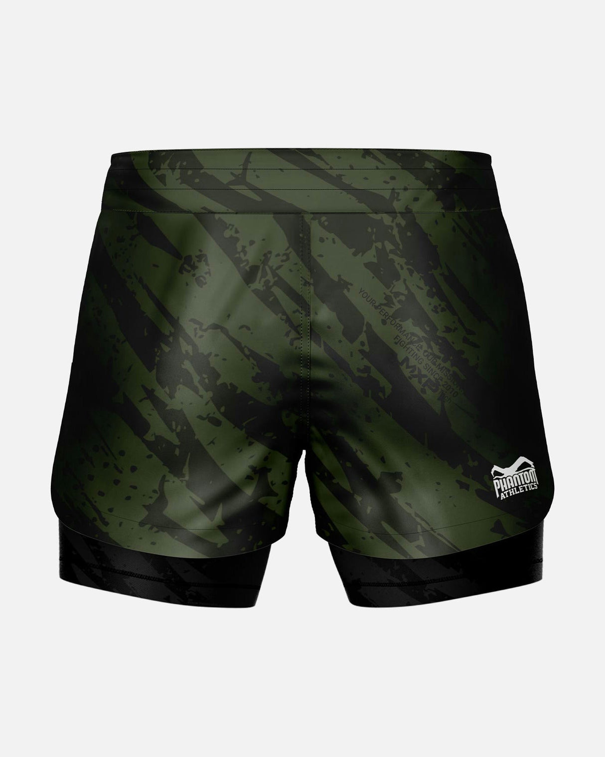 Phantom Athletics MMA Shorts Fusion 2in1 - Grün