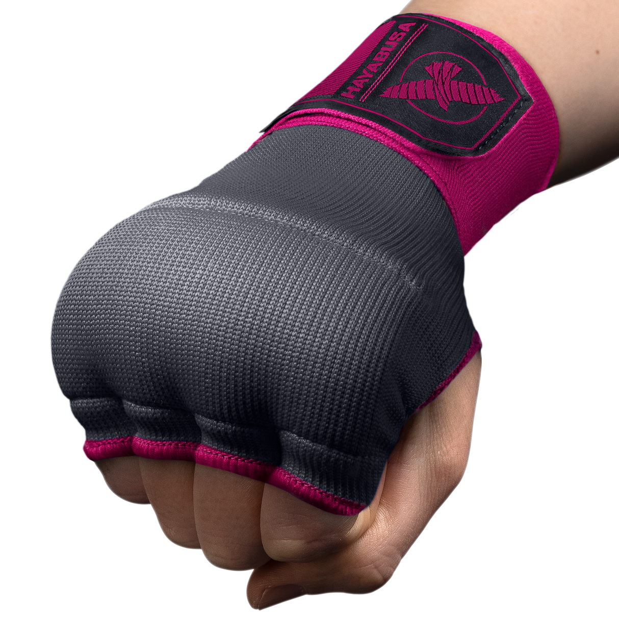 Hayabusa Innenhandschuhe Quick Gel - Grau/Rosa