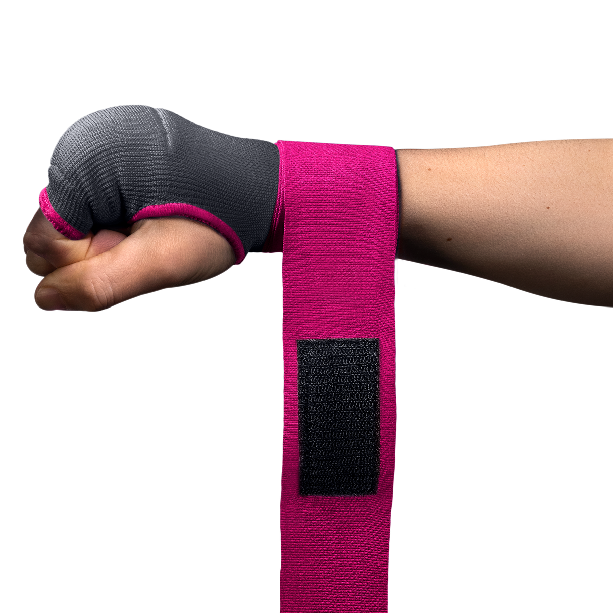 Hayabusa Innenhandschuhe Quick Gel - Grau/Rosa