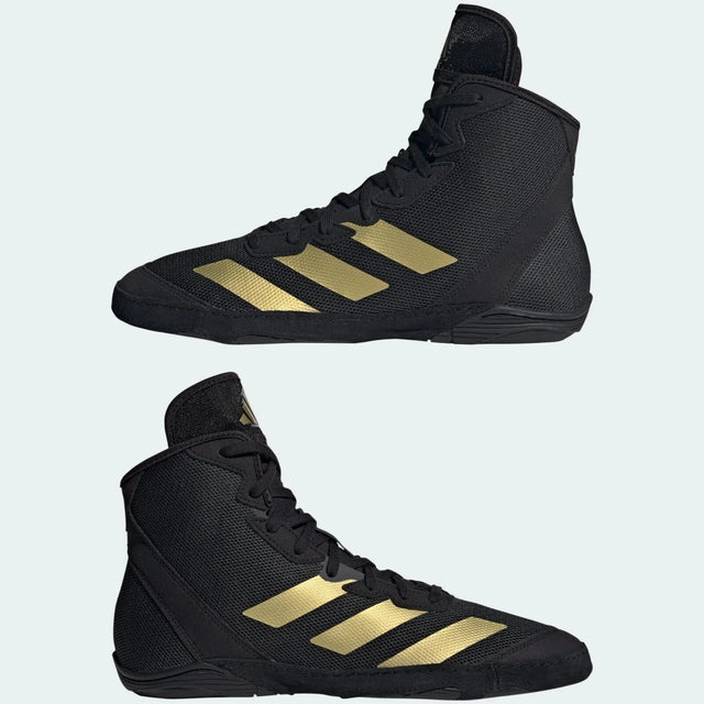 Adidas Wrestling-Schuhe Adizero – Schwarz/Gold