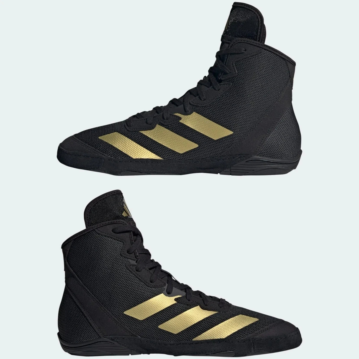 Adidas Wrestling-Schuhe Adizero – Schwarz/Gold