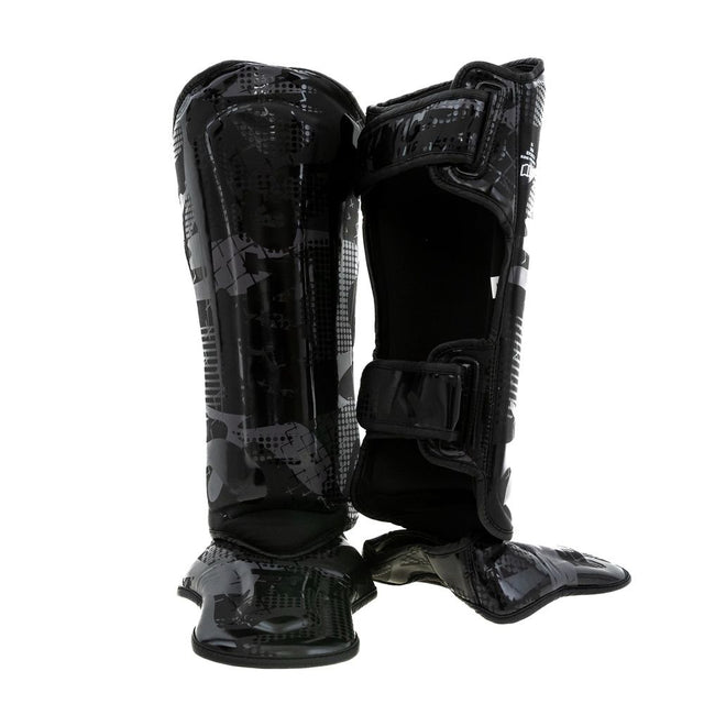 King Pro Boxing Schienbeinschoner Shogun - Schwarz/Schwarz