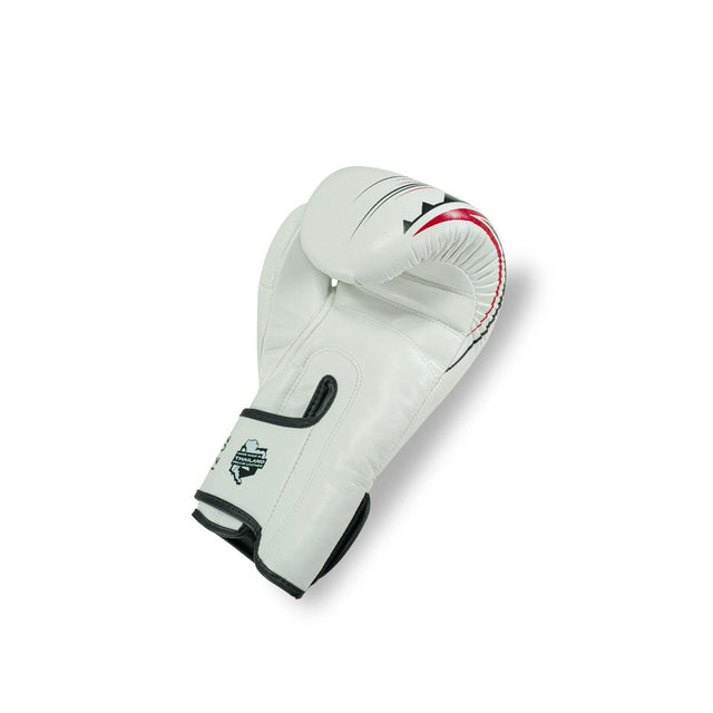 King Pro Boxing Boxhandschuhe BG Spartan - Weiss/Schwarz/Rot