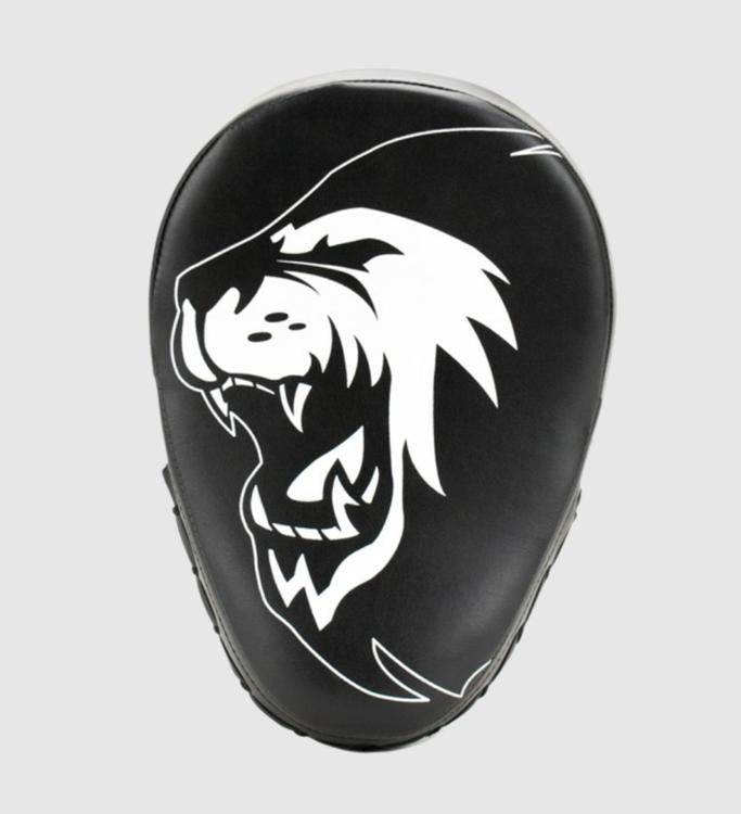 Super Pro Boxpratzen Curved - Schwarz/Weiss - The Fight Company Deutschland