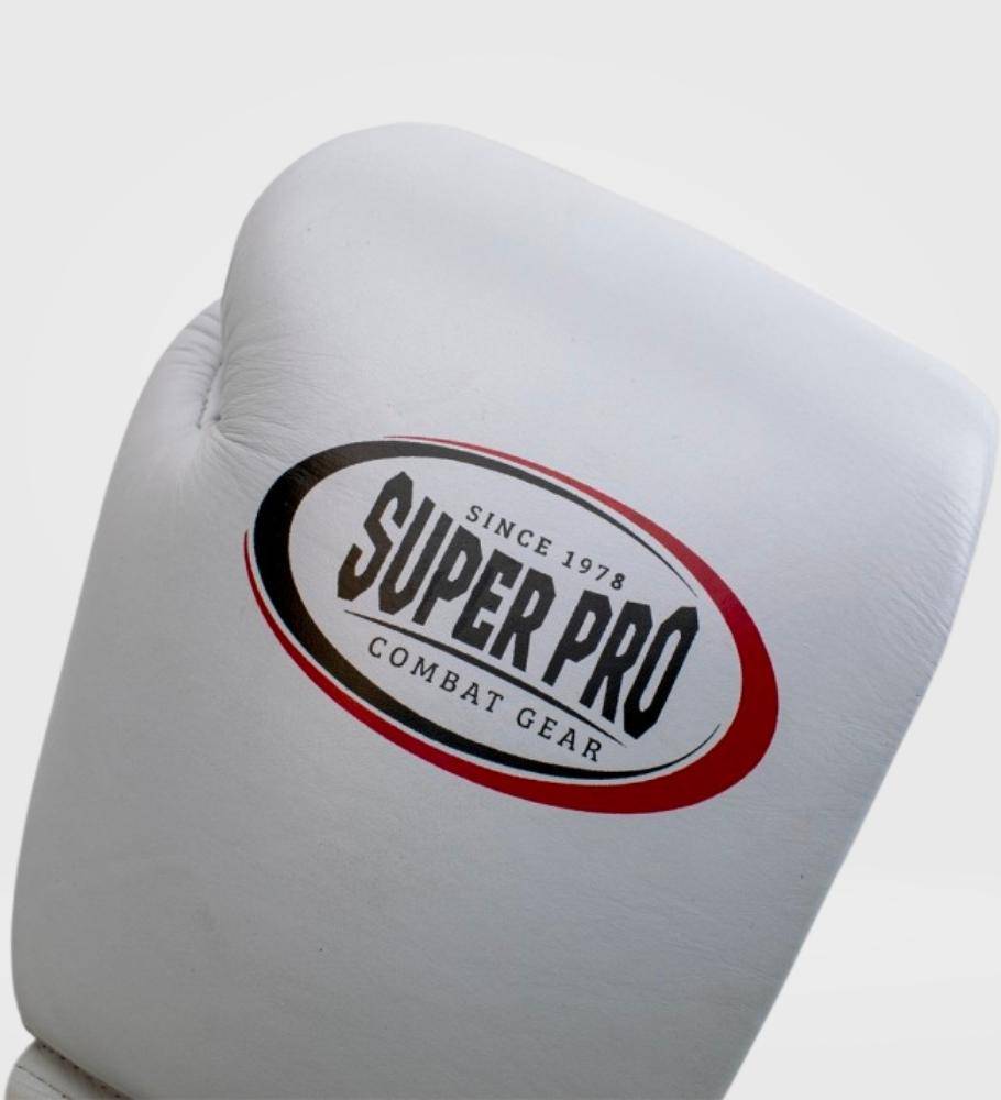 Super Pro Boxhandschuhe Thai Pro - Weiss - The Fight Company Deutschland