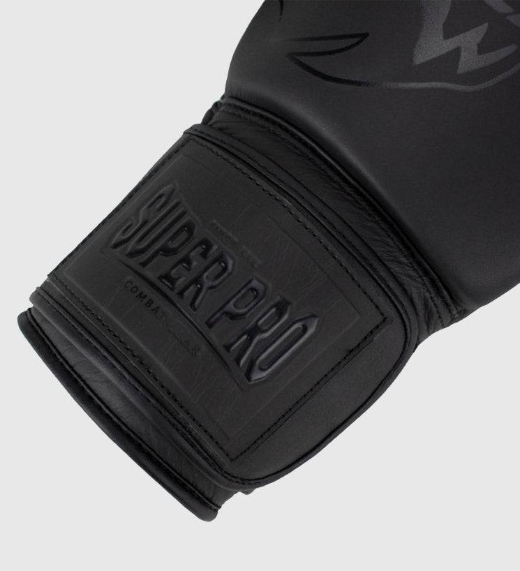 Super Pro Boxhandschuhe Legend - Schwarz Matt - The Fight Company Deutschland