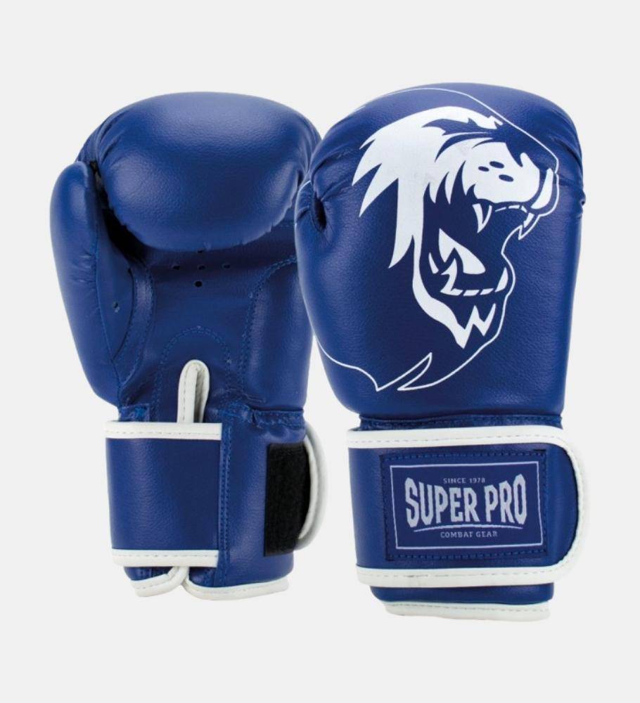 Super Pro Boxhandschuhe Talent Kids - Blau/Weiss - The Fight Company Deutschland