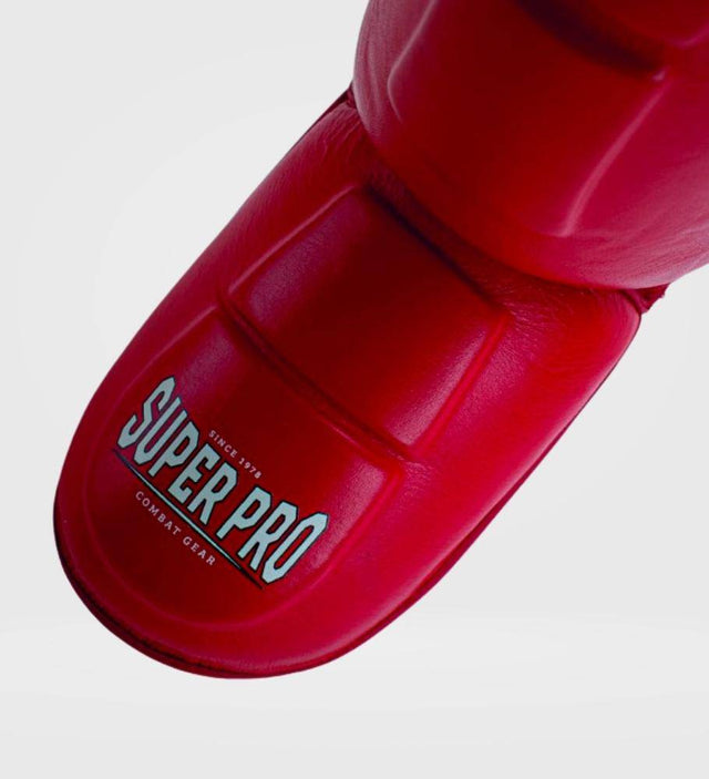 Super Pro Schienbeinschoner Thai Pro - Rot - The Fight Company Deutschland