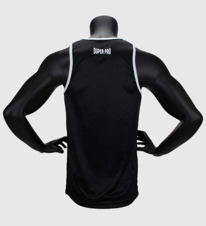 Super Pro Boxing Top - Schwarz/Weiss - The Fight Company Deutschland