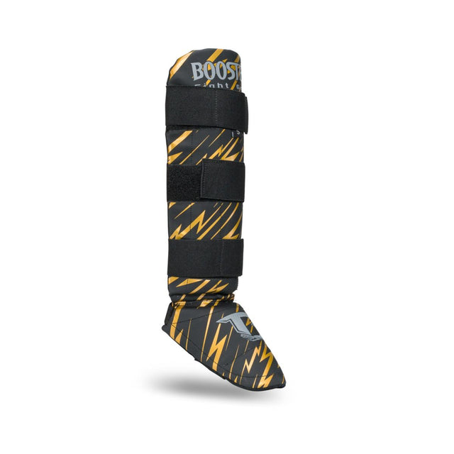Booster Schienbeinschoner Kids Combat – Schwarz/Gelb
