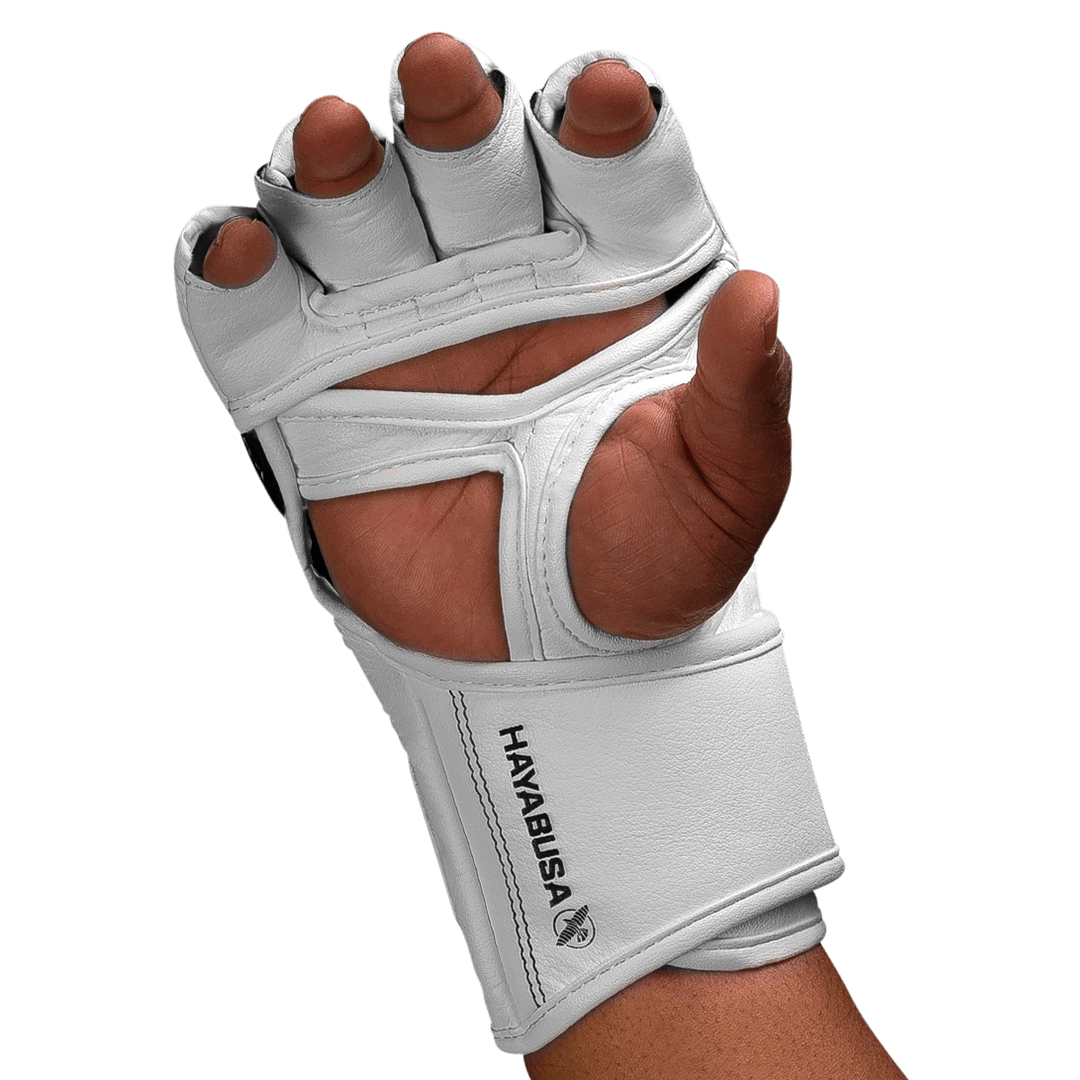 Hayabusa MMA-Handschuhe T3 – Weiß/Schwarz
